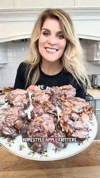 Homestyle Country Apple Fritters! These are simply irresistible 💯😋#applefritters