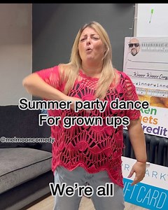 650K views · 14K reactions | The 6 week break is arduous. We need our own party dance to lighten the mood. Are you managing to get away this break? Could we see you in Denmark or Benidorm? Let me know.... #summerholidays #parenting #partydanceforgrownups #parody #familycomedy | Mel Moon Comedy | Facebook