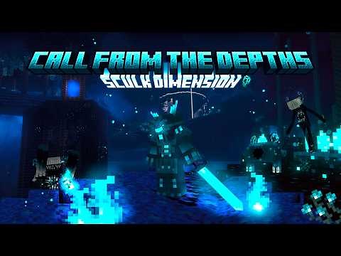 Call from the depths: Sculk Dimension - official minecraft mod showcase trailer