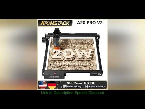 Atomstack A20 Pro V2 Laser Engraver machine Machine 20W Quad-Laser Cutter Metal Arcylic Wood Glass