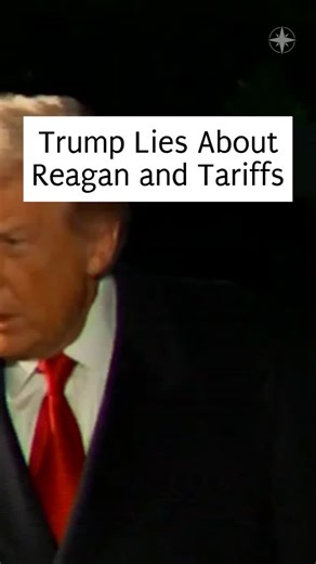 The Moral Compass on Instagram: "Caught in another lie. Trump’s latest rant accuses “Canada” of cheating in a TV ad and claims Reagan supported tariffs—except Reagan literally spoke out against them, and the ad used his own words. No AI, just facts. Once again, Trump spreads disinformation to rewrite history and prop up far-right economics. Gaslighting about Reagan to justify failed trade visions isn’t leadership—it’s manipulation. #politicalreels #trump #factcheck #reaganhistory #misinformation