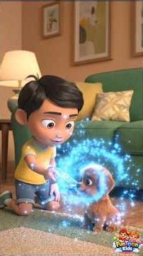 जादुई रिमोट ने पप्पी को बना दिया शेर😱 | Chintu Magic Remote Story Part 1 #cartoon#3danimation#viral