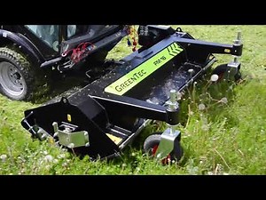 Front mounted flail mower for compact tractor | GreenTec FM 16 & 18 Park (NA)