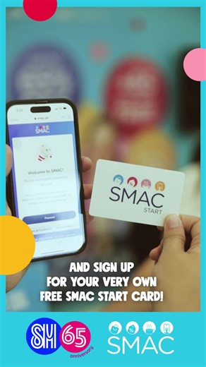 Get the party started with SMAC! Celebrate SM’s 65th Anniversary by signing up today! Join in on the festivities and head over to the nearest SM Mall near you! Register for a SMAC Start Card at our booth to claim discounts and freebies today! #SMACit #smac #sm #smmallofasia #mallofasia #moa #smmoa #smmall #smacstart #smacstartcard #smadvantage #smadvantagecard