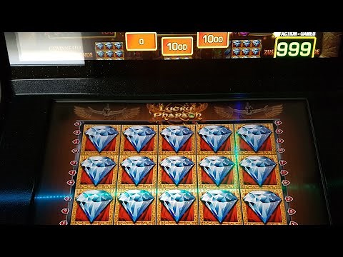 LUCKY PHARAO VOLLBILD DIAMANTEN 999AGS AUF 2 € ICH HAB'S GESCHAFFT MERKUR MAGIE