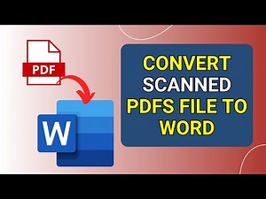 How to Convert Scanned PDFs File to Word