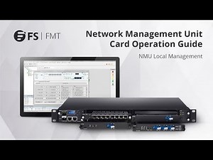 How to Manage FS FMT Multi-service Transport Management Software—Unit Card | FS