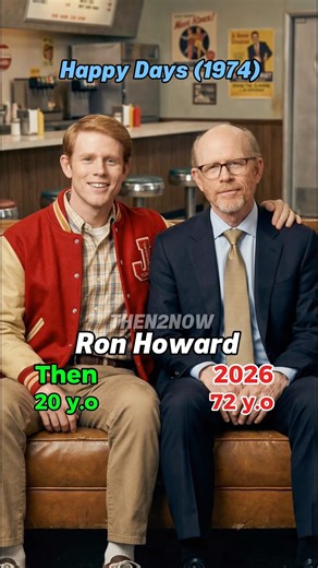Happy Days (1974) Then and Now: A Classic Sitcom Remembered #HappyDays #RonHoward #TVLegends