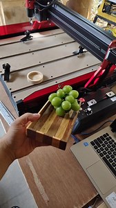 while still a small project, trying to make a small tray with a Twotrees TTC6050 CNC router. 😁 #woodwork #cnc #cncrouter #twotrees #TT6050 #woodcraft #diy #carpenter | Iza Askana