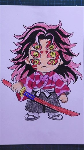 Kokushibo upper moon 1 from demon slayer #drawing #animeart #art #kokushibo #demonslayer #anime