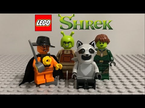 How to build Shrek characters in LEGO