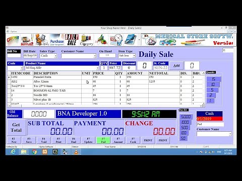 Inventory Management Software,Pharmacy,Medical Store and Wholesale Billing Lifetime License.