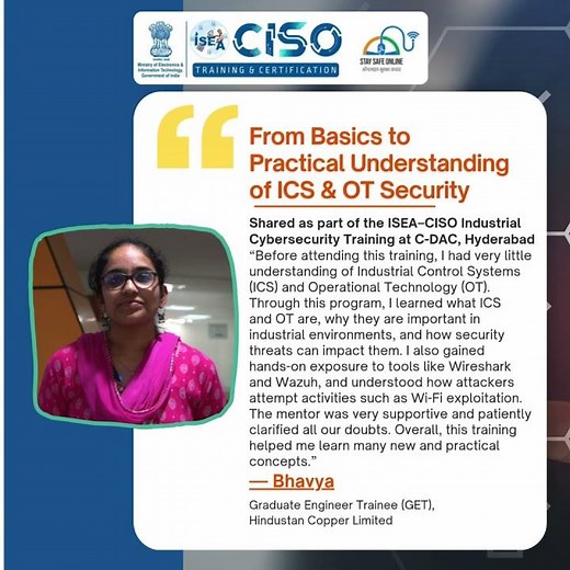 GET Shares ICS & OT Security Learning | ISEA–CISO Training