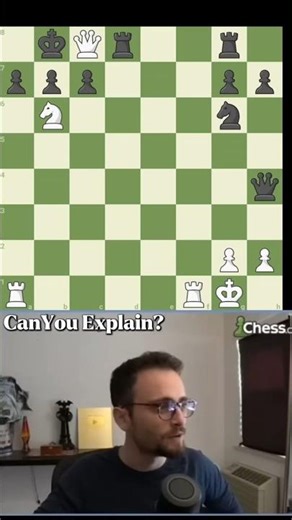 Can You Explain This Queen Sacrifice? #chess #shorts