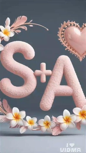 💖 S+A Name Letter Wallpaper ✨ Stylish Love DP 2026 😍 #SAName#xyzyogeshediting