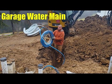 Garage Build #19 - Installing Water Main