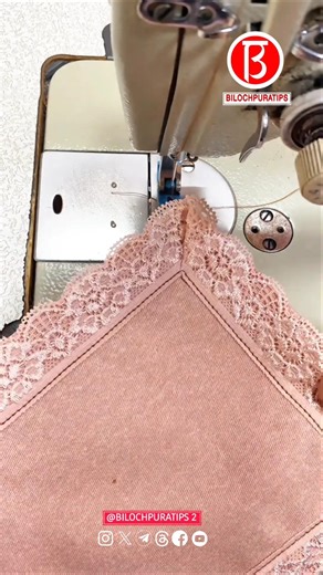 Lace corner Sewing Tutorial