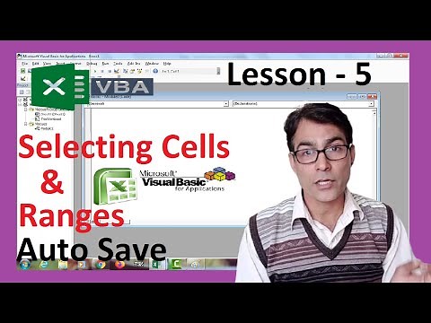 Excel VBA lesson-5 | select and copy an entire column with VBA in Excel | auto save excel file