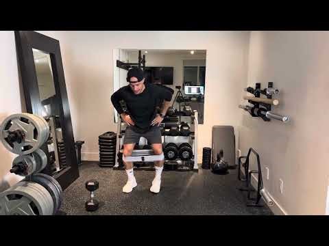 EMOM- Miniband Pulse Squats + Miniband Lateral Steps