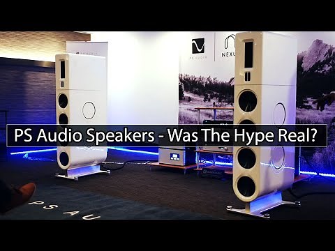 Paul McGowan Shows off their NEW KICK ASS Speakers ! PS Audio aspen FR30 Loudspeakers !