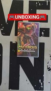 UNBOXING METROID PRIME REMASTERED #metroidprimeremastered #switch #metroidvania #youtubeunboxing