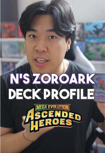 Is this the best deck in Ascended Heroes format?! N’s Zoroark Ex Deck Profile. After filming this video and more testing I replaced the second counter catcher for a Tatsugiri, and it feels really good! #pokemon #pokemoncards #pokemoncommunity