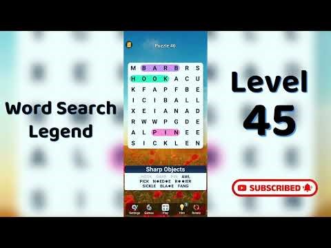 Word Search Legend Level 46 Answers 🔠 | Puzzle Game Answers & Tips | Go Answer