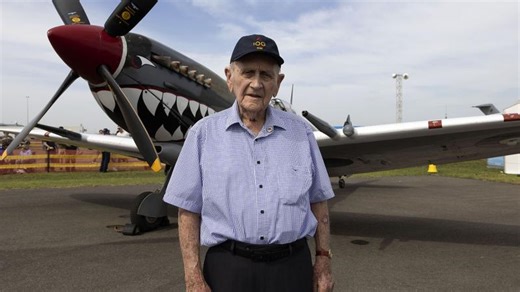 Spitfire ace back in the cockpit after 80 years