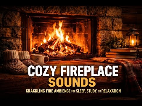 Cozy Fire Ambience — The Perfect Study & Sleep Companion