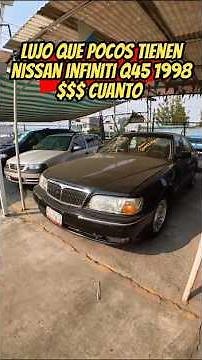 How much does a retro Infinity car cost? Q 45, the luxury that few had in the 90s, it was for mil...