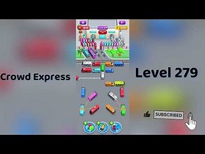 Crowd Express Level 279 Walkthrough 🚦 | Step-by-Step Solution | Go Answer