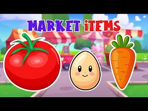 Market Items for Kids | Learn About Things You Find at the Market | Jolly Star Learning