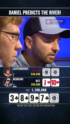 Daniel Predicts the River! 😱 #poker #pokerstrategy