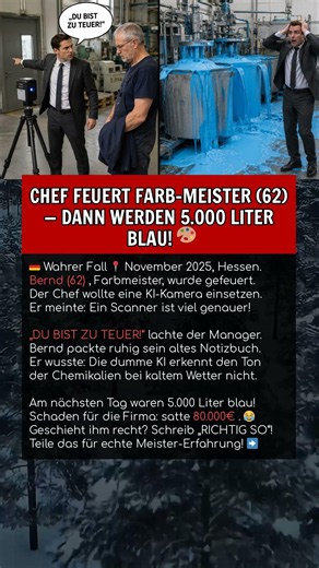 CHEF FEUERT FARB-MEISTER (62) — DANN WERDEN 5.000 LITER BLAU! 🎨