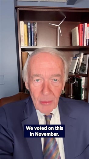 I just voted to move forward Senator Kaine resolution to stop Trump’s illegal war in Venezuela. Republicans blocked it in November, but the truth is out. It’s Venezuela today and it could be Cuba or Greenland tomorrow. We must draw the line. No more wars for oil. | Senator Edward J. Markey