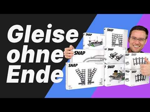 New train sets and a first look at the V100: SNAP track set, curves, and switches