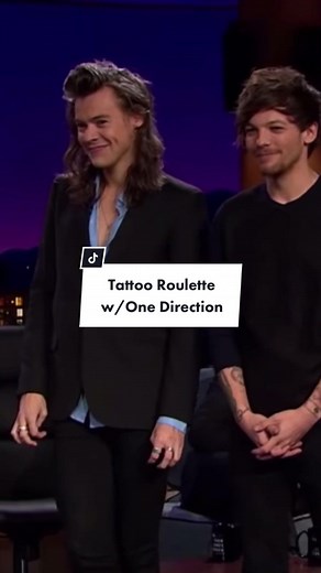 One Direction Tattoo Roulette on The Late Late Show with James Corden
