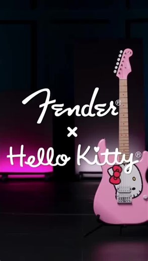 Testando a Guitarra Hello Kitty: Fuzz da Fender