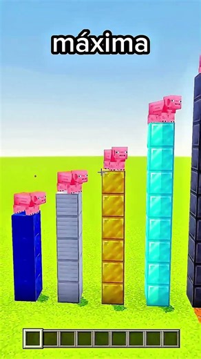 How many blocks can a pig survive? #minecraft