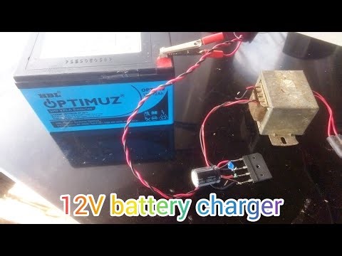How to Make 12 Volt Battery Charger at Home | Simple Circuit