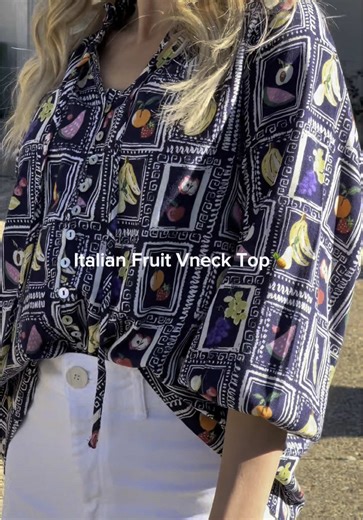 Italian Fruit Top 🤍 #shopkarlie #2026vibes #boutique #summertime #newarrivals