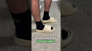 YEEZY SLIDES SIZING UPDATE IN 2022! FIXED?! #shorts #shoes