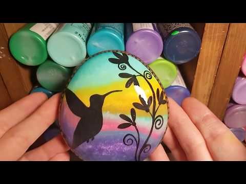 Sunset hummingbird tutorial by Rachels Rocks