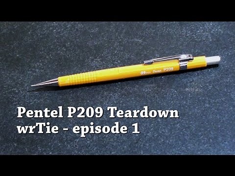 Pentel P209 Mechanical Pencil Teardown