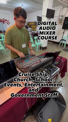 1.9K views · 15 reactions | Sound Tech Training Course for cruise...