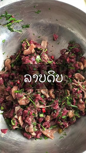 Delicious Laab Dip: A Flavorful Lao Raw Beef Salad Recipe