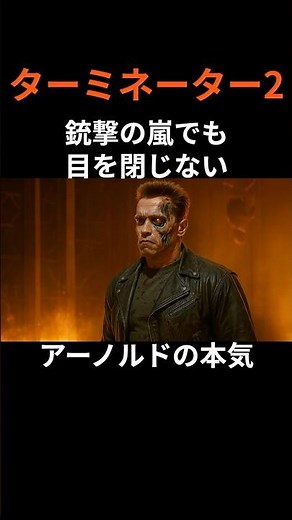 "Terminator 2" - Arnold Schwarzenegger's incredible concentration, even during a barrage of gunfi...