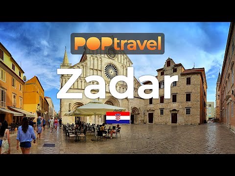 ZADAR, Croatia 🇭🇷- Around the Old Town - 4K 60fps (UHD)