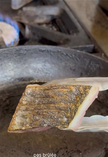 Le mulet, un poisson délicat. L’astuce du chef Julien Dumas : une cuisson précise pour préserver toute sa texture. #Zostera #astuce #mulet #poisson #cuisinedelamer