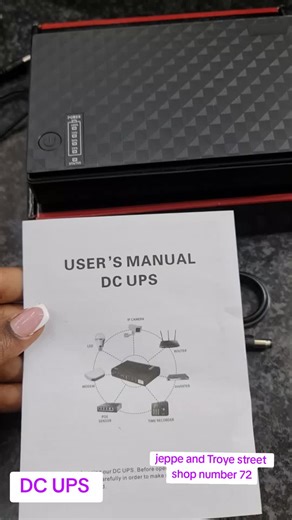 DC UPS with Long Backup Time and POE Features